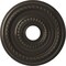 Ekena Millwork Cole PVC Ceiling Medallion (Fits Canopies up to 4 1/2"), Metallic Charcoal, 16"OD x 3 1/2"ID x 1"P CMP16COCCH - alternate 1
